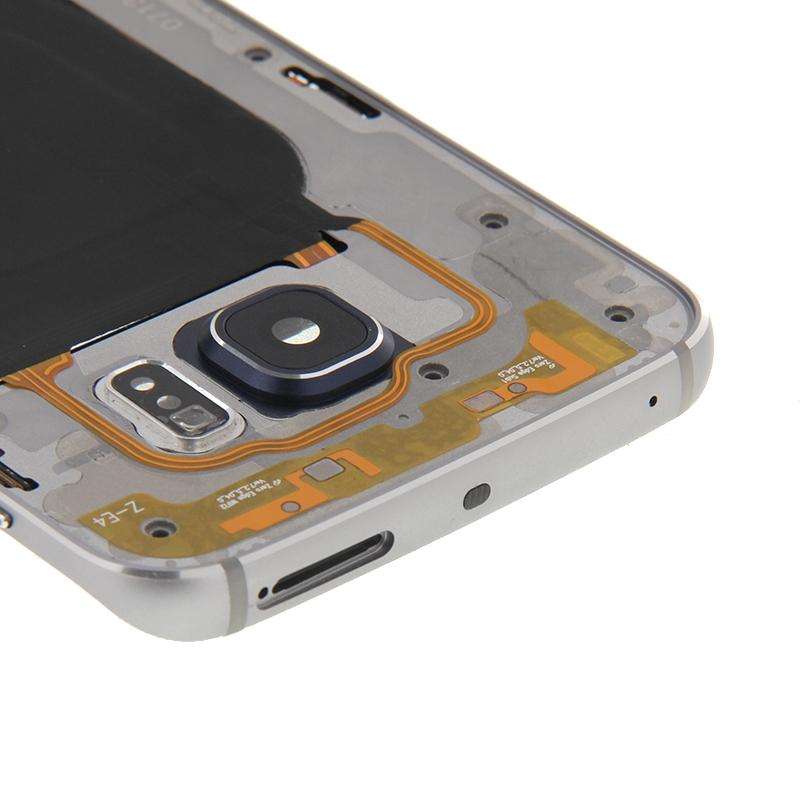 For Galaxy S6 Edge / G925 Full Housing Cover (Front Housing LCD Frame Bezel Plate + Back Plate Ho...