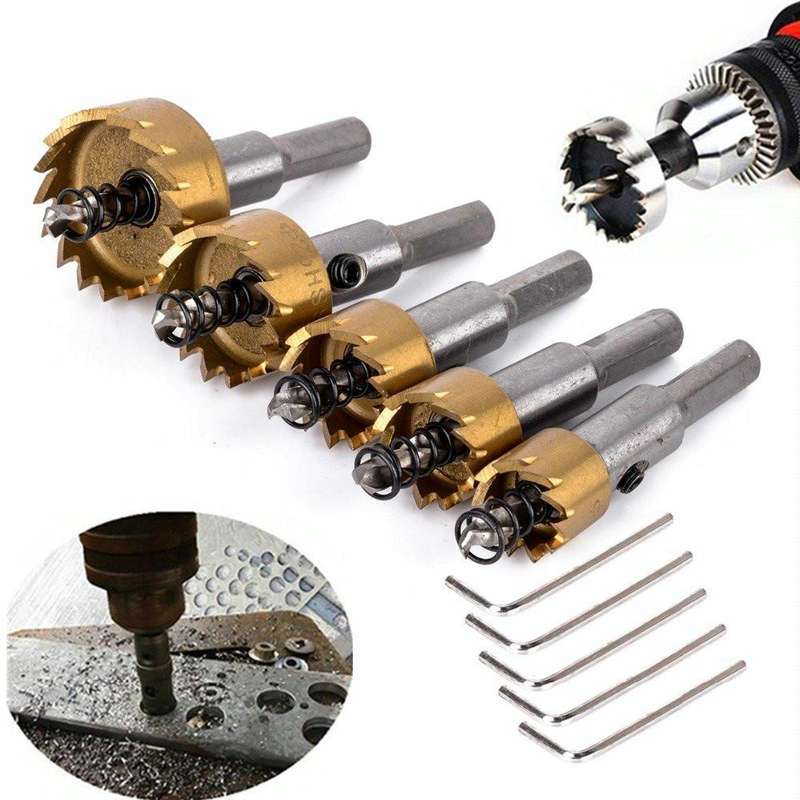 High-Speed Steel Sawtooth Hole Opener, Style:High-Speed Steel Hole Punch