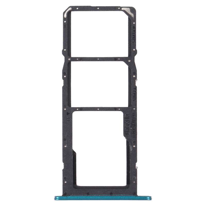 SIM Card Tray + SIM Card Tray + Micro SD Card Tray for Huawei Y7a (Green)