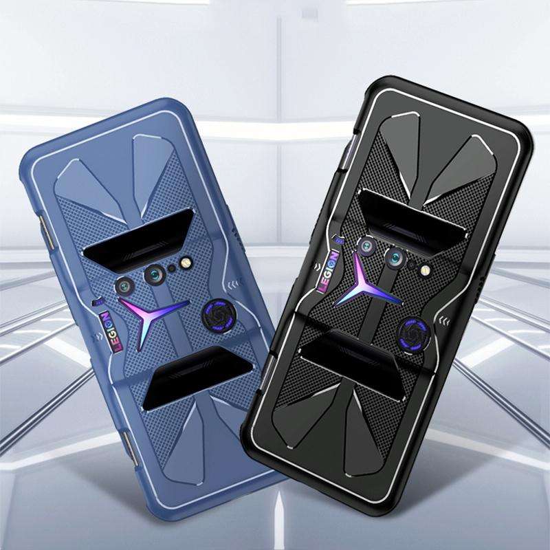 For Lenovo Legion 2 Pro TPU Cooling Gaming Phone All-inclusive Shockproof Case(Navy Blue)