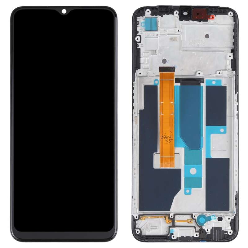 Original LCD Screen and Digitizer Full Assembly With Frame for OPPO A55 5G / Realme V11 5G PEMM00...
