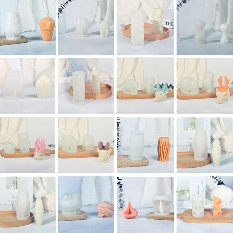 Geometric Scented Candle Silicone Mold, Specification: LZ-381