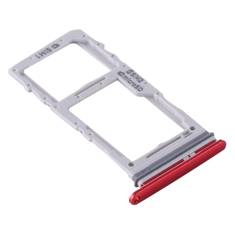 For Samsung Galaxy S20+ / Galaxy S20 Ultra SIM Card Tray + SIM Card Tray / Micro SD Card Tray (Red)