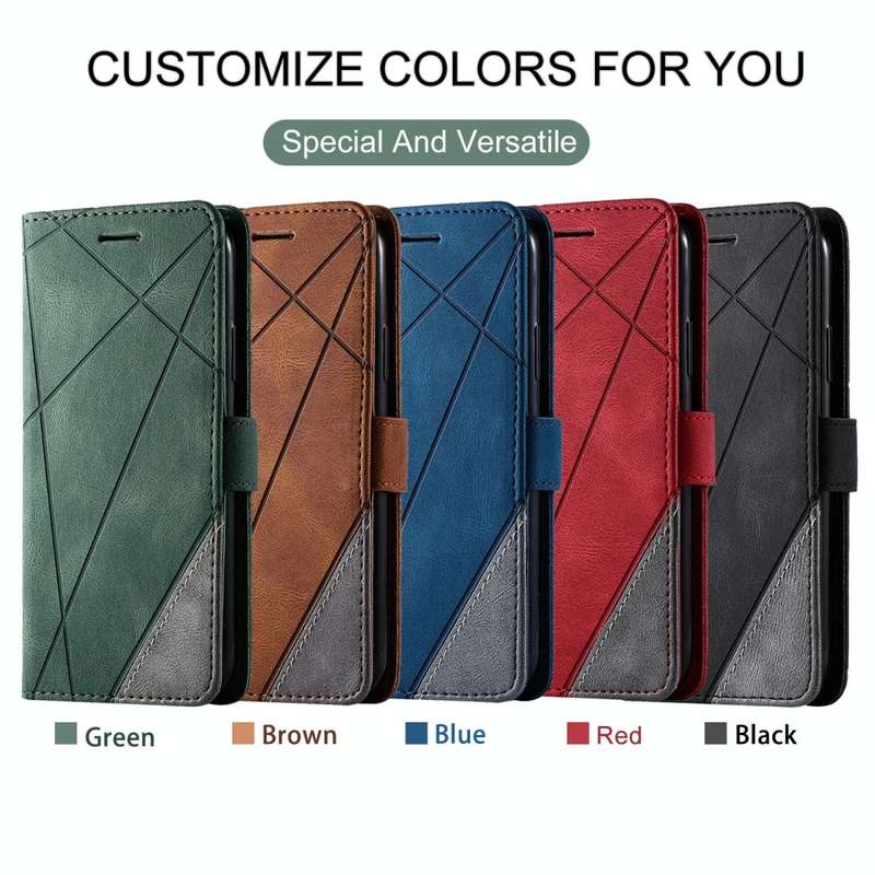For Samsung Galaxy S8 Skin Feel Splicing Horizontal Flip Leather Case with Holder & Card Slots & ...