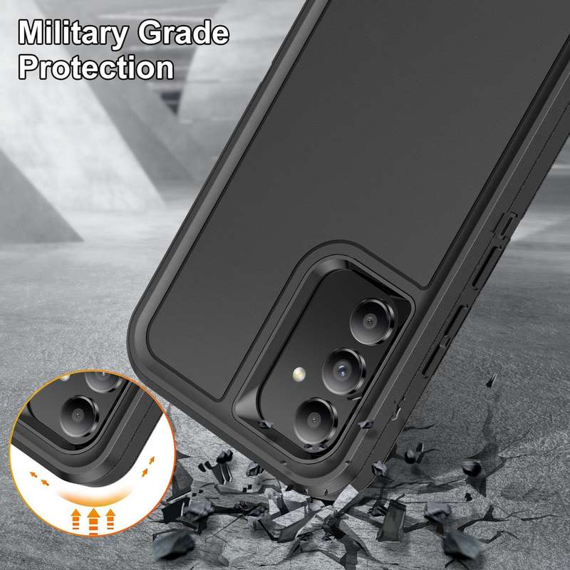 For Samsung Galaxy A54 Life Waterproof Rugged Phone Case(Black)