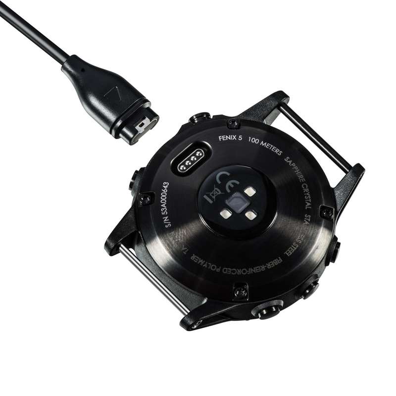 For Garmin Fenix 7 Charger with Data Transmission Function(Black)