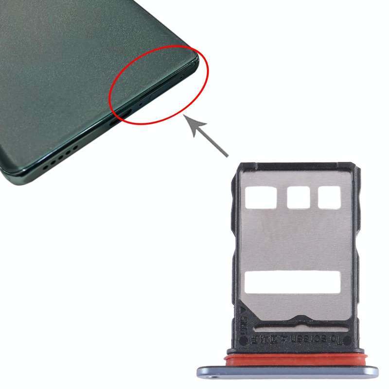 For Honor X40 SIM Card Tray (Silver)