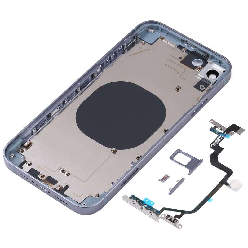Back Housing Cover with Appearance Imitation of iP14 for iPhone XR(Blue)