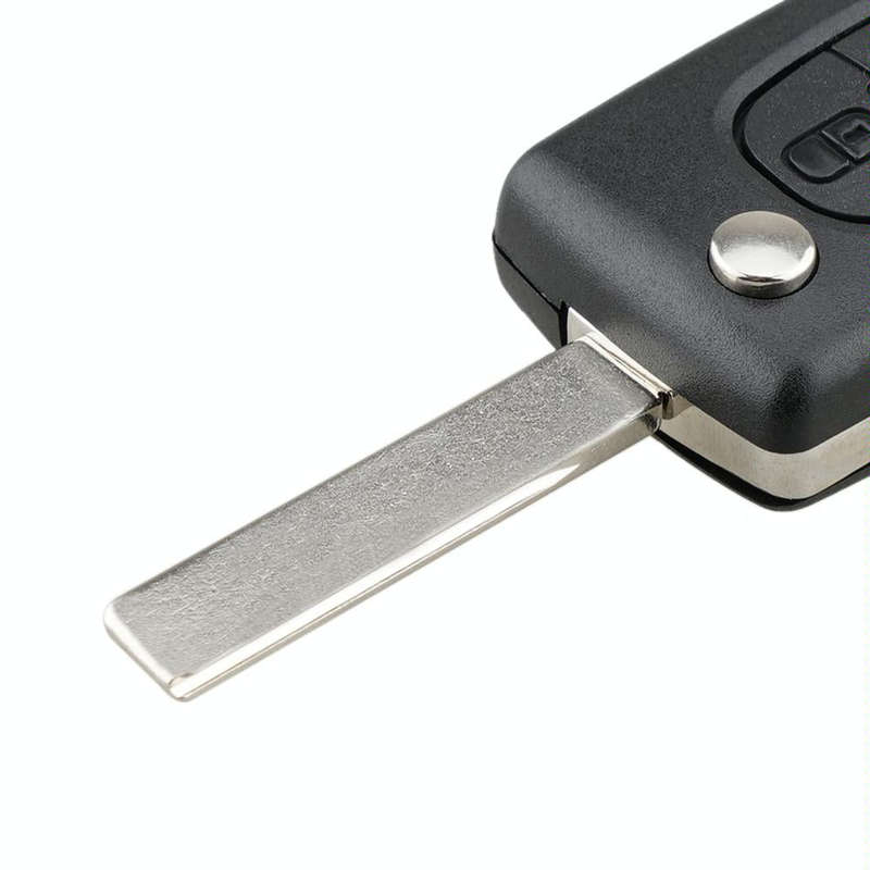 For CITROEN C8 / PEUGEOT 1007 Car Keys Replacement 4 Buttons Car Key Case with Grooved, without H...