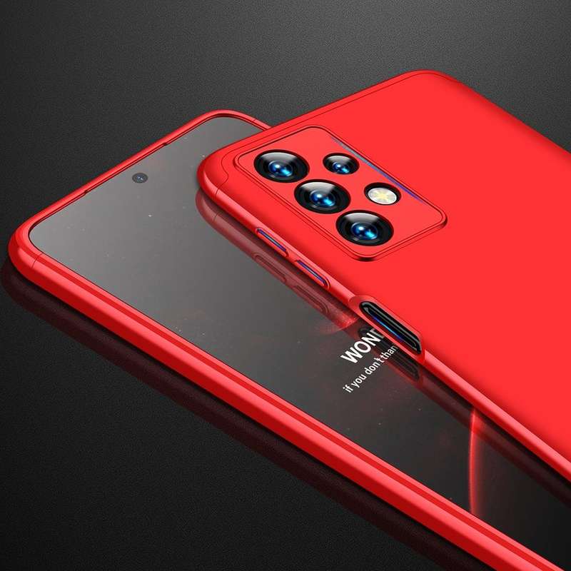For Samsung Galaxy A23 GKK Three Stage Splicing Full Coverage PC Phone Case(Red)