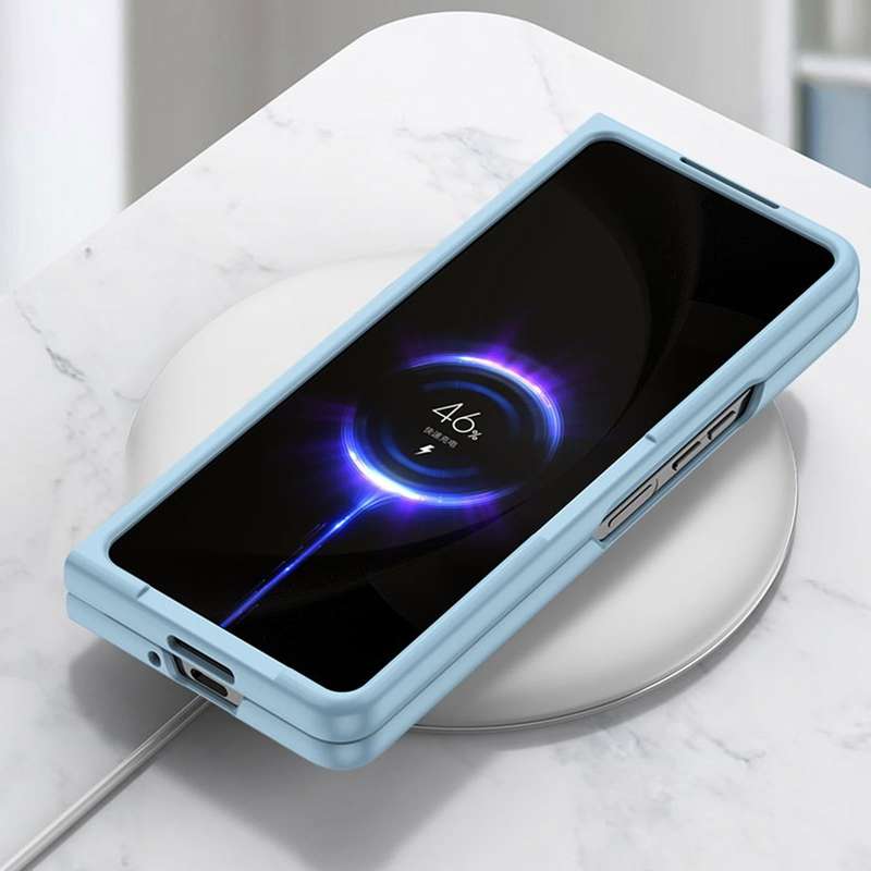 For Samsung Galaxy Z Fold5 5G Integrated Skin Feel PC Phone Case with Pen / Pen Box(Black)