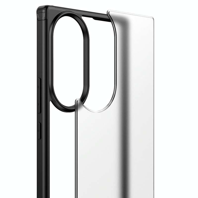 For Honor 70 Four-corner Shockproof TPU + PC Phone Case(Black)