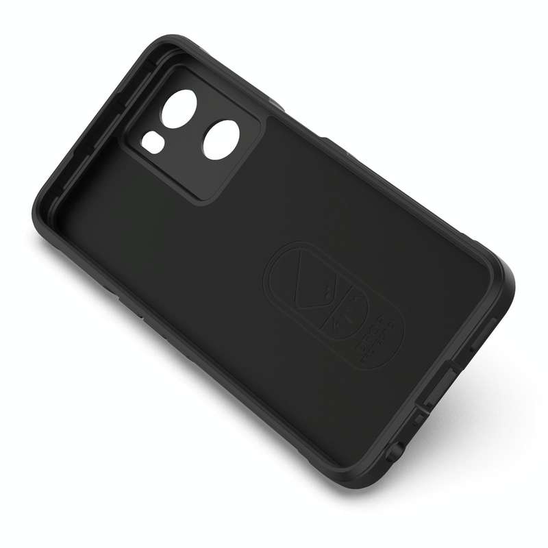 For OPPO A57 4G Global Magic Shield TPU + Flannel Phone Case(Light Blue)