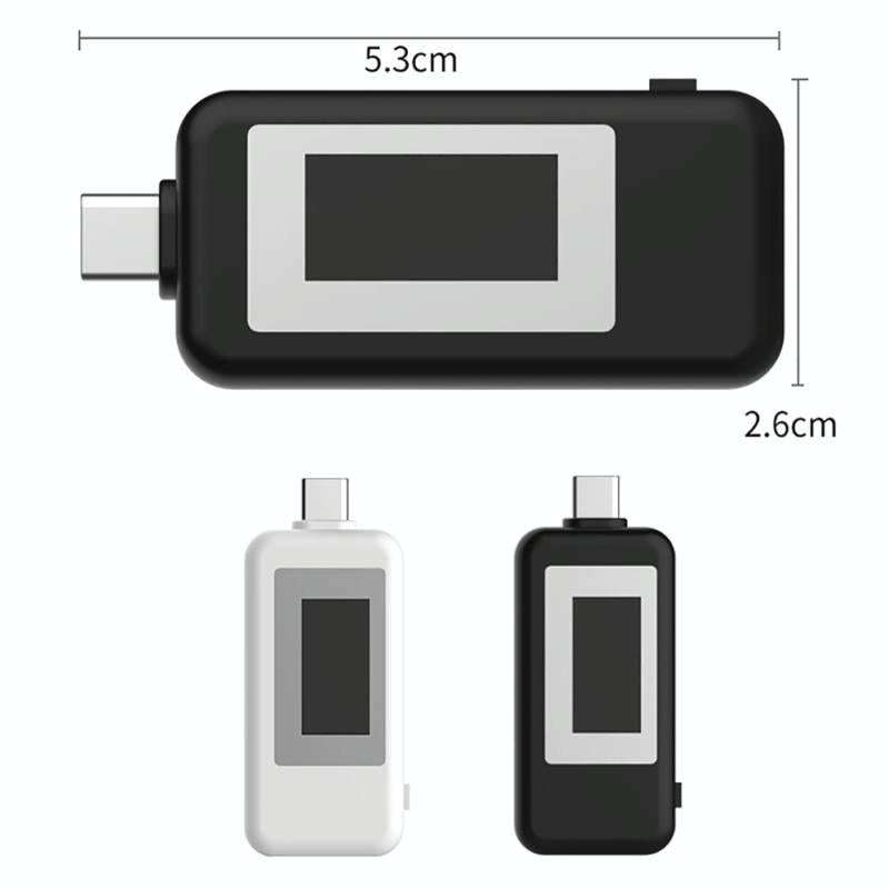 KEWEISI Multi-function Type-C / USB-C Tester Charger Detector Digital Voltmeter Ammeter Voltage M...