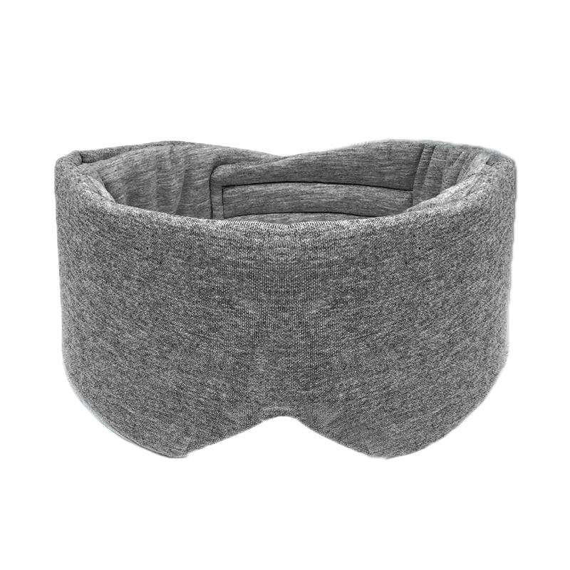 Oversized Cotton Breathable Blackout Sleep Eye Mask(Gray)