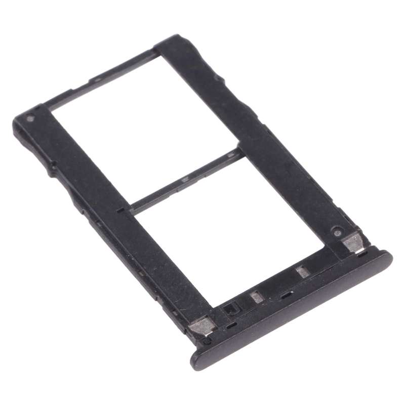 For Infinix Note 5 Stylus X605 SIM Card Tray + SIM Card Tray + Micro SD Card Tray (Black)