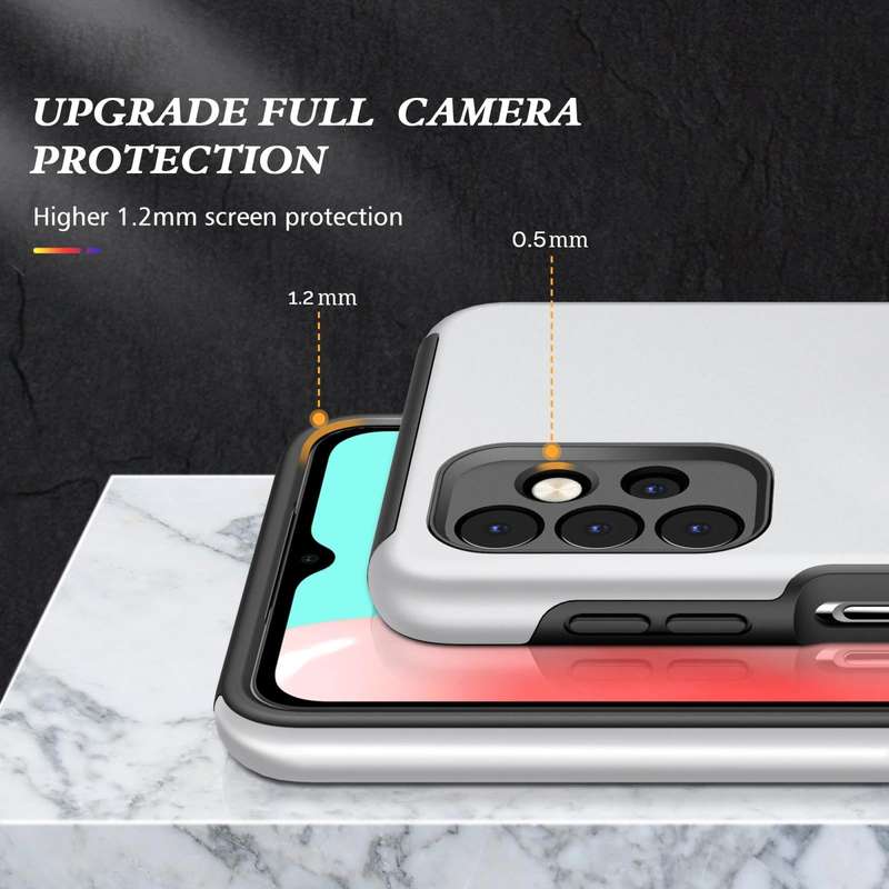For Samsung Galaxy A32 5G PC + TPU Shockproof Magnetic Protective Case with Invisible Ring Holder...