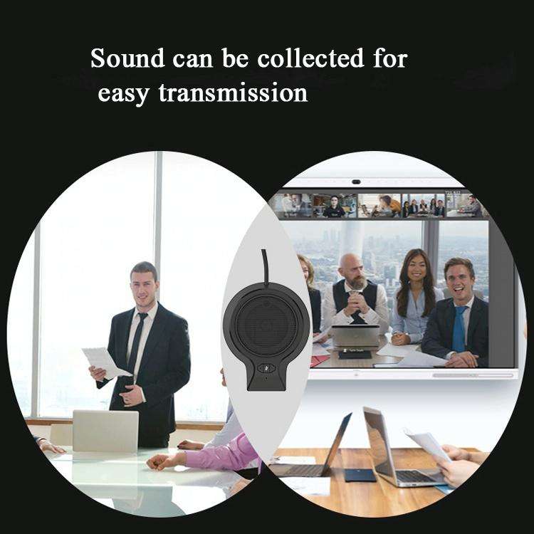 M100PRO Built-in Speaker 360-Degree Pickup Video Voice Call USB Omnidirectional Microphone Confer...
