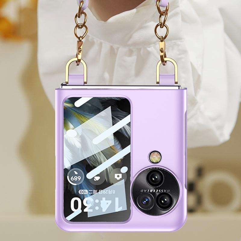 For OPPO Find N3 Flip GKK Integrated Ultra-thin Handbag Phone Case(Black)