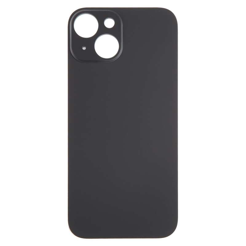 For iPhone 15 Glass Battery Back Cover(Black)