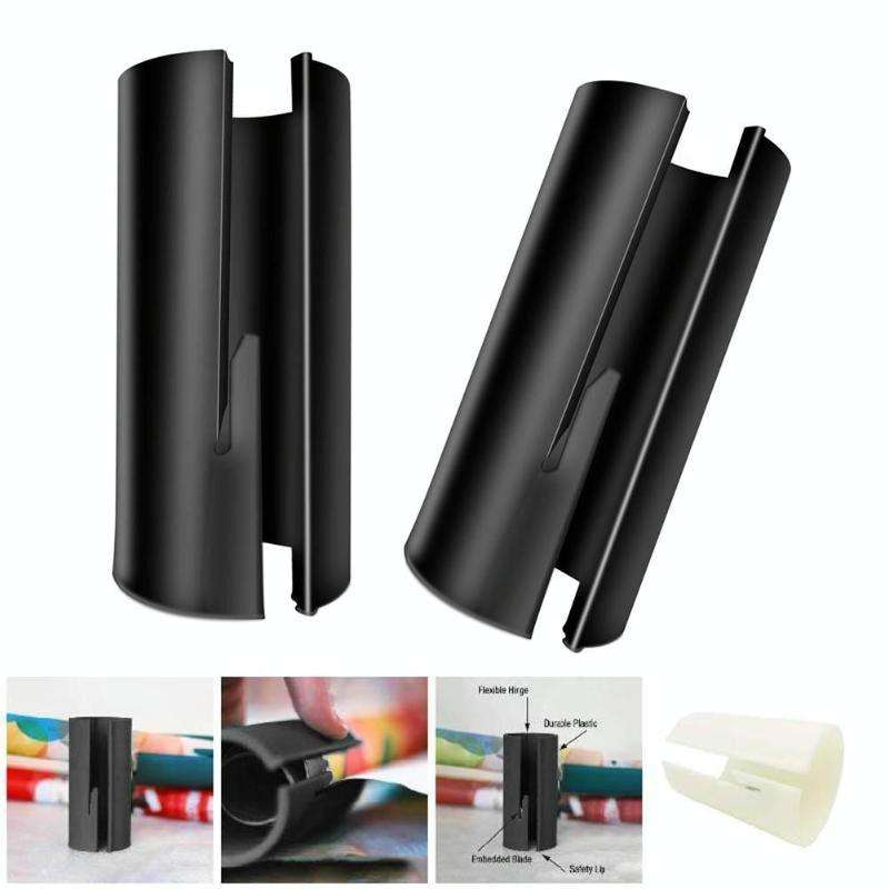Paper Cutting Tool Cylinder Paper Cutter Wrapping Paper Cutter(Black)