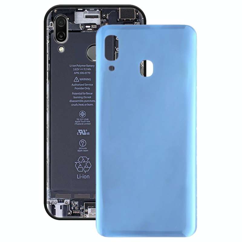 For Galaxy A30 SM-A305F/DS, A305FN/DS, A305G/DS, A305GN/DS Battery Back Cover (Blue)