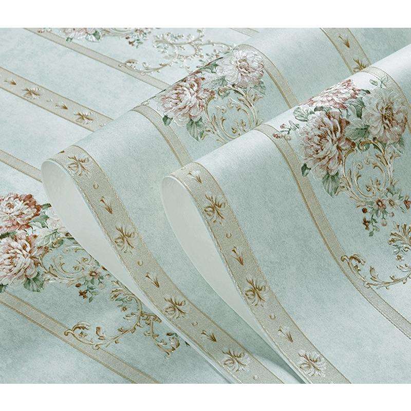 0.53x3m Modern Minimalist 3D Stereo Flower Self-Adhesive Wallpaper Bedroom Living Room TV Backgro...