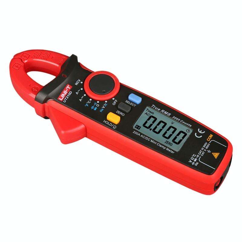 UNI-T UT210D 200A Digital Clamp Meter AC DC Voltage Detector