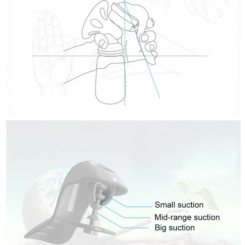 REAL BUBEE Maternity Products PP Manual Suckling Breast Milk Pump for Mama