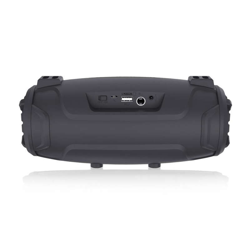 NewRixing NR3026M TWS Outdoor Portable K-song Bluetooth Speaker with Shoulder Strap & Microphone,...