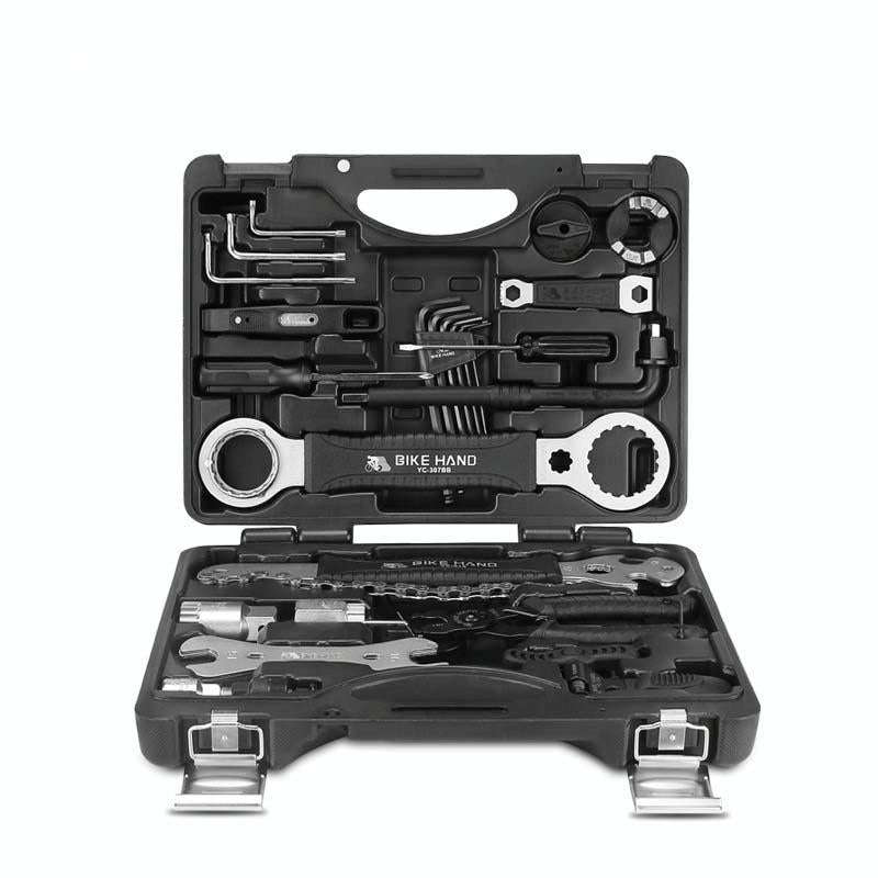 BIKEHAND Bicycle Tool Box Set Renovation Vehicle Tool Kit Riding Equipment Accessories