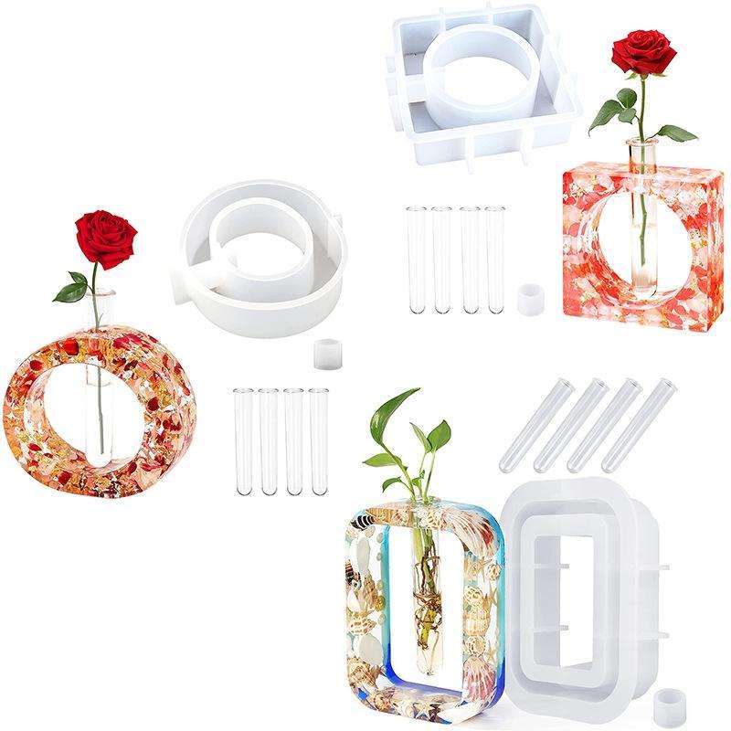 DIY Vase Epoxy Mould Simple Vase Make Tool, Specification: Rectangle