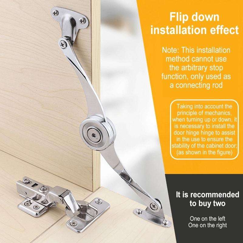 Free Stop Hydraulic Door on the Cabinet Support Rod