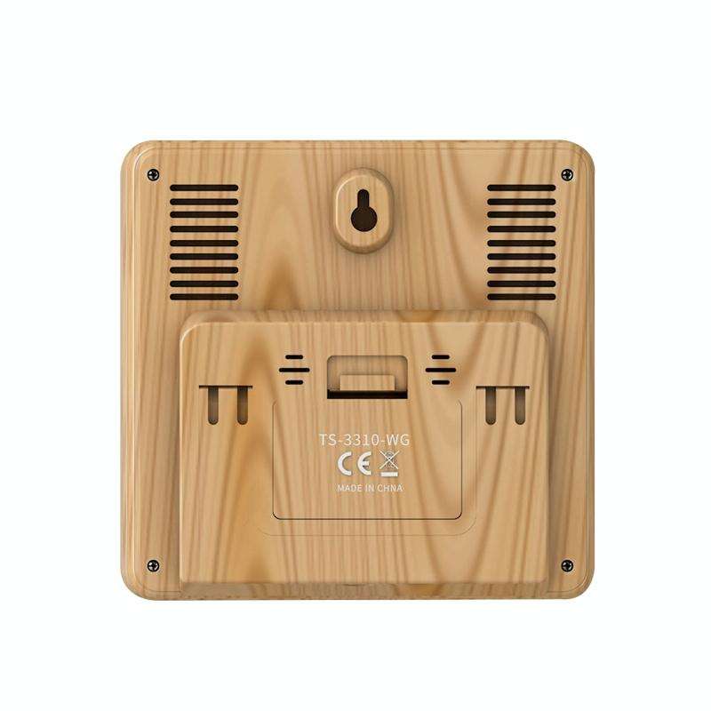 TS-3310 Wireless Weather Clock Multifunctional Color Screen Clock Creative Home Touch Screen Ther...