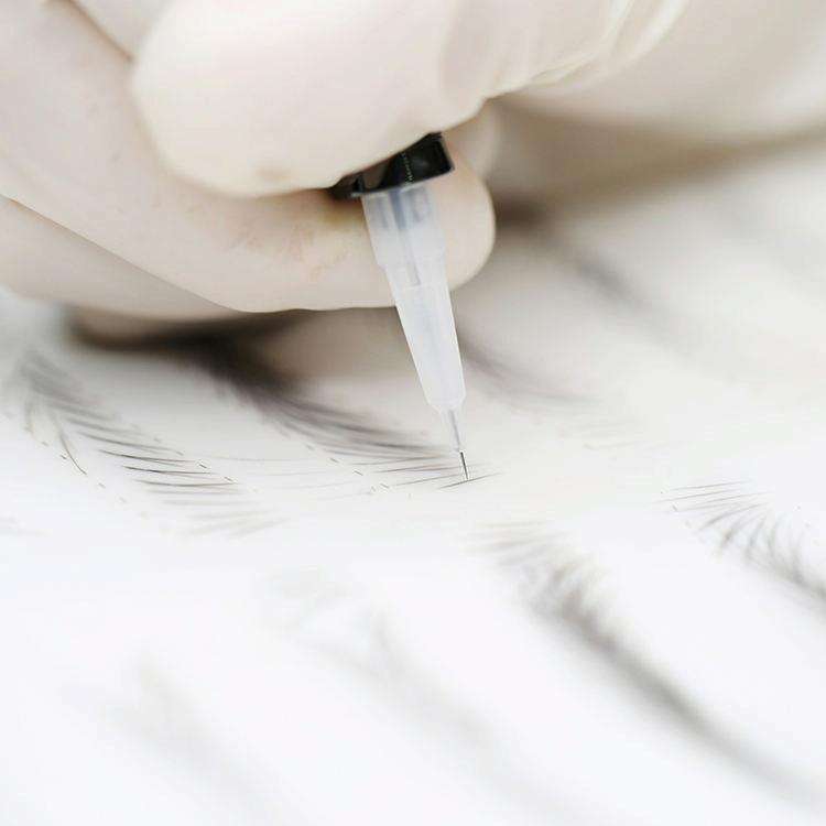 100pcs Blunt 1R 0.35 x 50mm Disposable Tattoo Needles Agujas Microblading Permanent Makeup Machin...