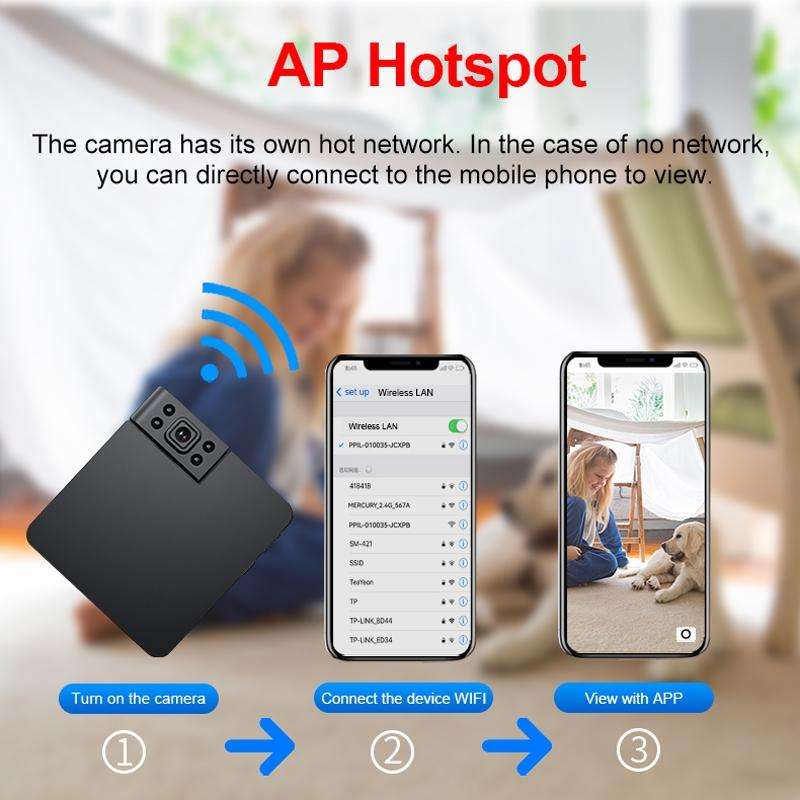 WK11 Smart WiFi Children Monitor 1080P HD Sports Photography Network Camera