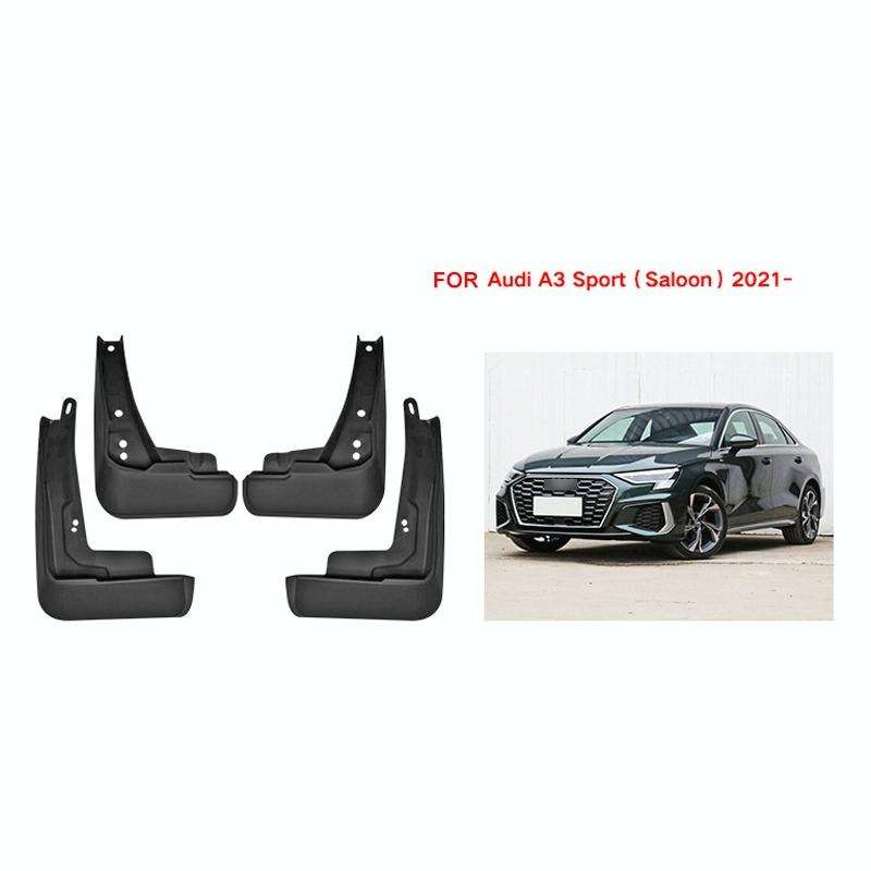 For Audi A3 Sedan Sport 2021 4pcs/Set Car Auto Soft Plastic Splash Flaps Fender Guard