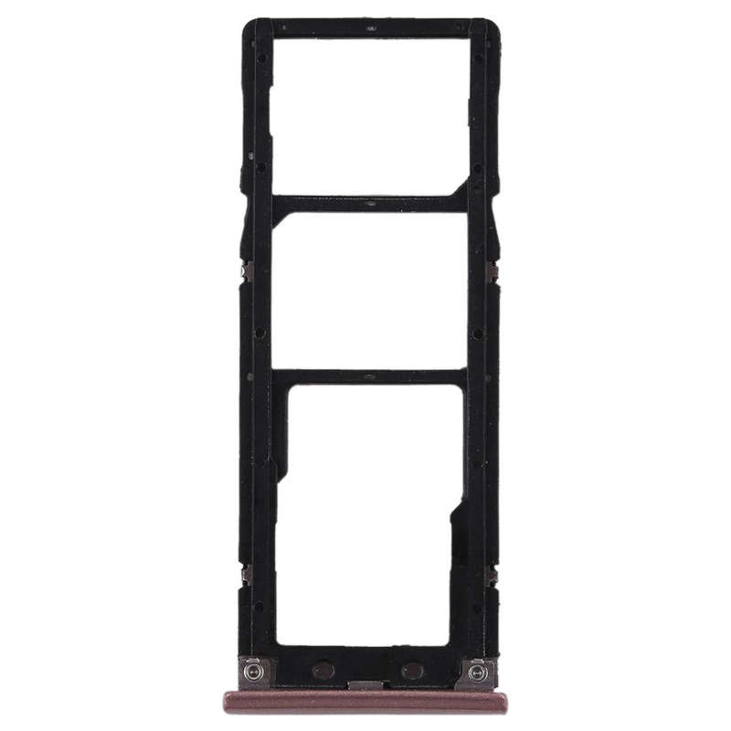 2 SIM Card Tray + Micro SD Card Tray for Xiaomi Redmi Note 5A(Rose Gold)
