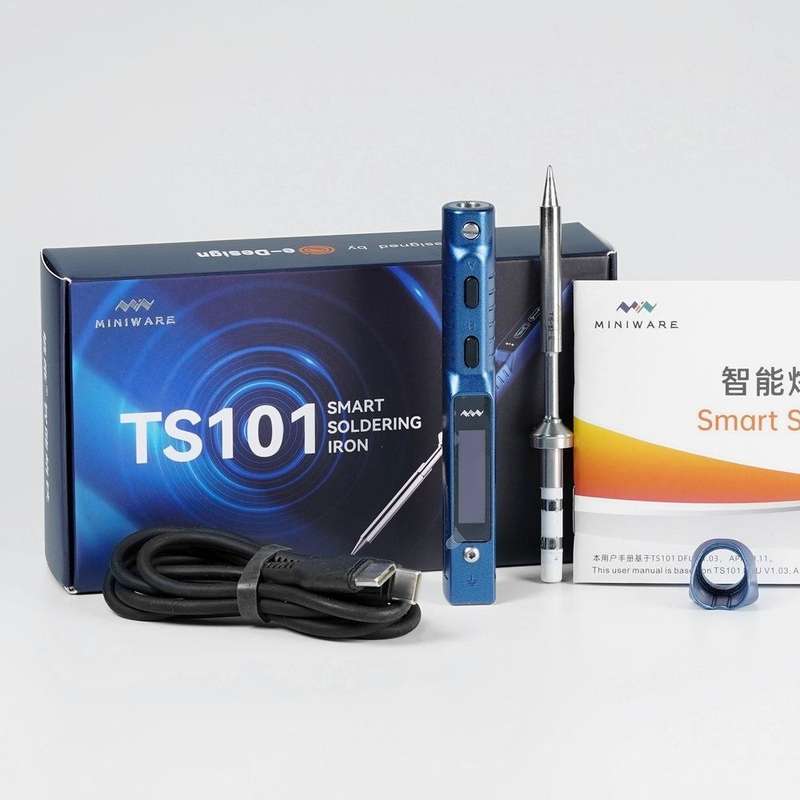 MINIWARE TS101 PD DC Soldering Iron 90W Portable Soldering Pen(With C4 Soldering Iron Head)