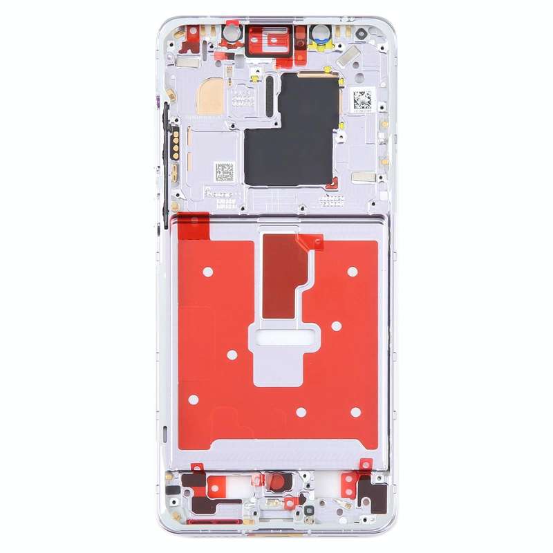 For Huawei Mate 50 Pro Front Housing LCD Frame Bezel Plate(Purple)
