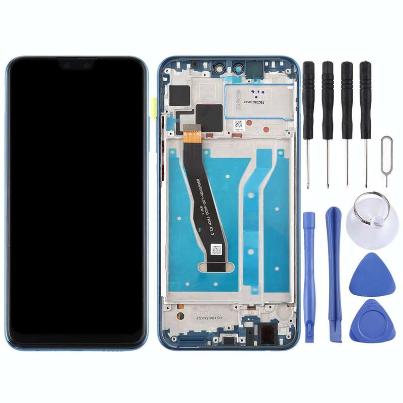 OEM LCD Screen for Huawei Enjoy 9 Plus Digitizer Full Assembly with Frame (Blue)