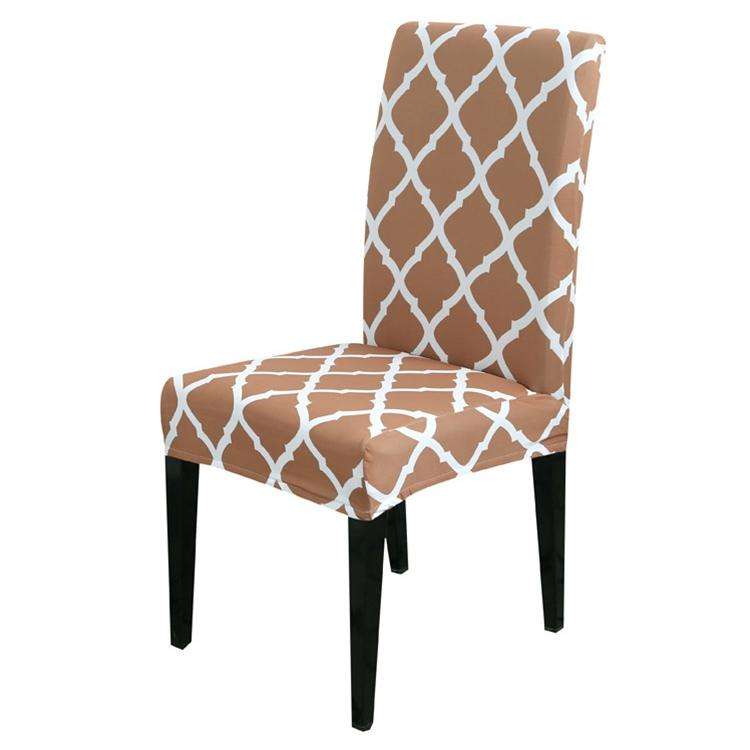Universal Simple Stretch Chair Cover(Camel)
