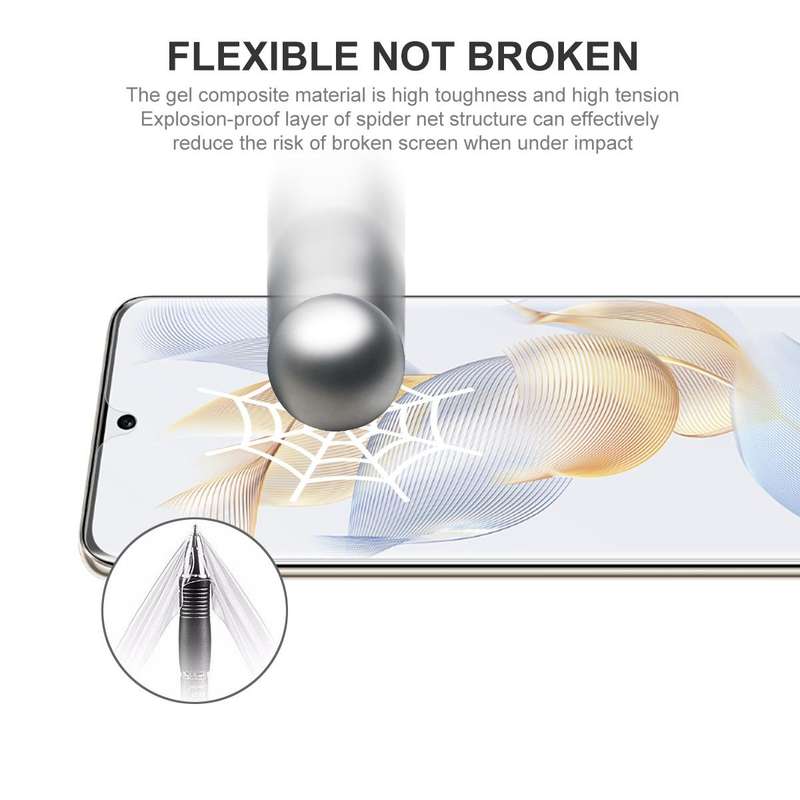 For Honor 90 / Huawei P60 / P60 Pro ENKAY Hat-Prince Full Glue Coverage Soft Explosion-proof Hydr...
