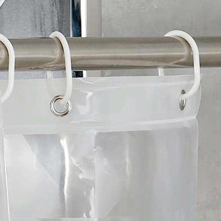 Bathroom EVA Shower Curtain 3D Translucent Thick Waterproof Mildew Sanitary Partition Curtain Sho...