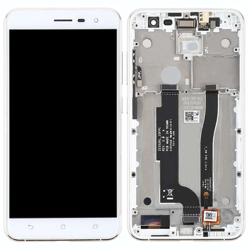 OEM LCD Screen for Asus ZenFone 3 ZE552KL Digitizer Full Assembly with FrameWhite)