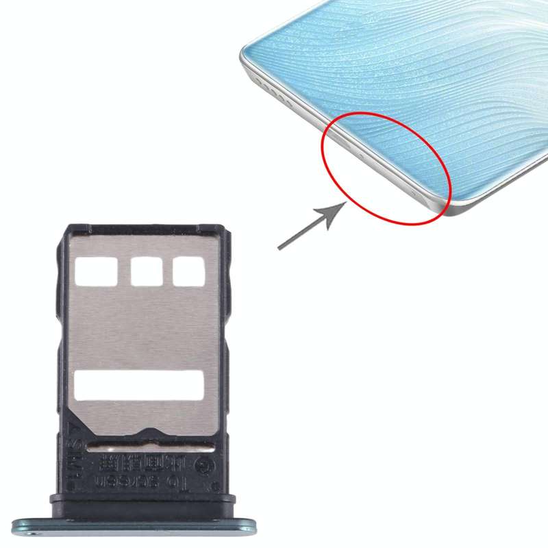 For Honor 80 SE SIM Card Tray (Green)