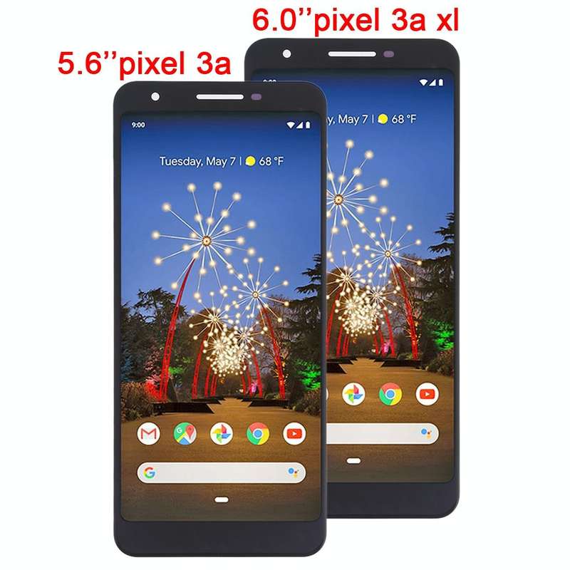 OEM LCD Screen for Google Pixel 3a with Digitizer Full Assembly (Black)
