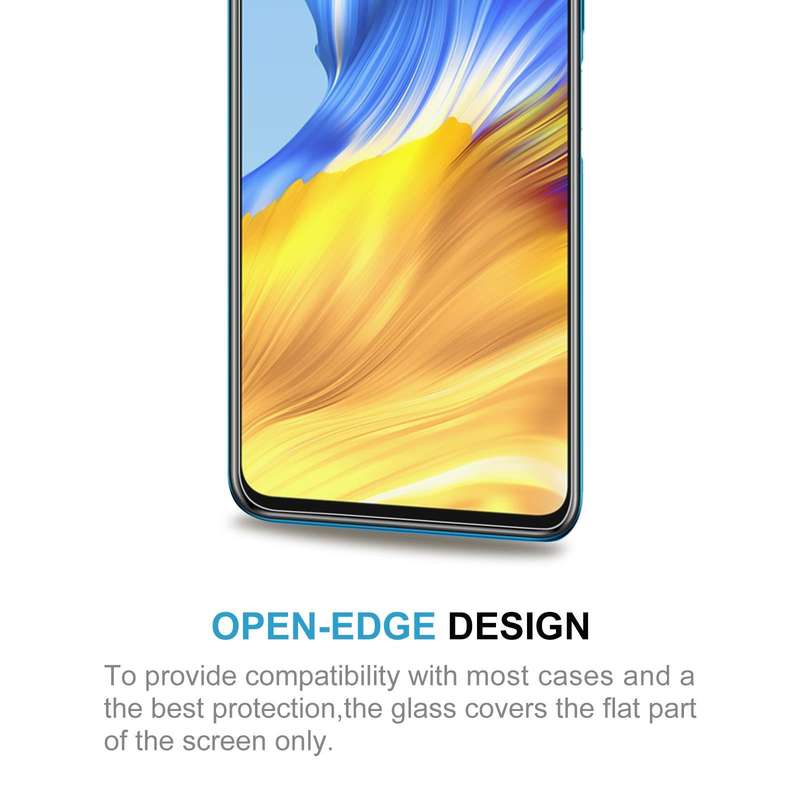 For Huawei Honor X10 Max 50 PCS 0.26mm 9H 2.5D Tempered Glass Film