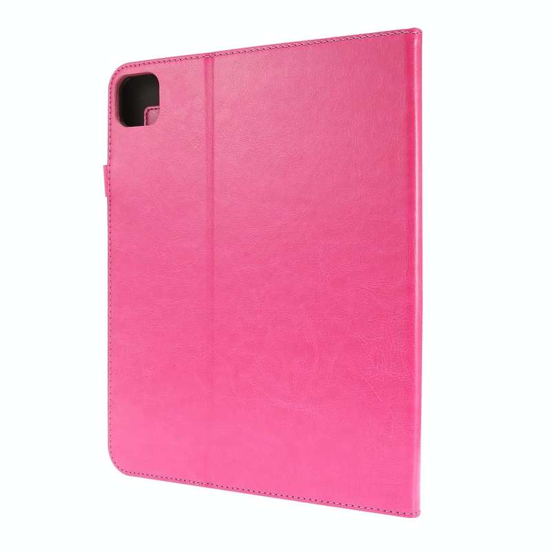 For iPad Pro 12.9 inch (2020) Crazy Horse Texture Horizontal Flip Leather Tablet Case with 2-fold...