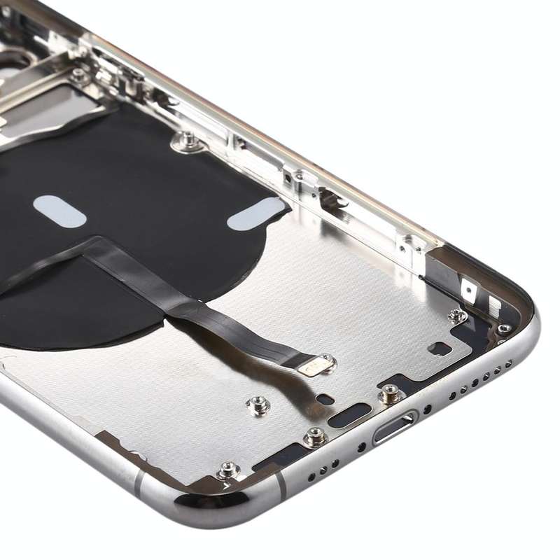 Battery Back Cover (with Side Keys & Card Tray & Power + Volume Flex Cable & Wireless Charging Mo...